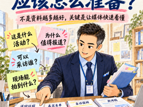 《媒体邀约这件事》| 活动报题材料该怎么准备?