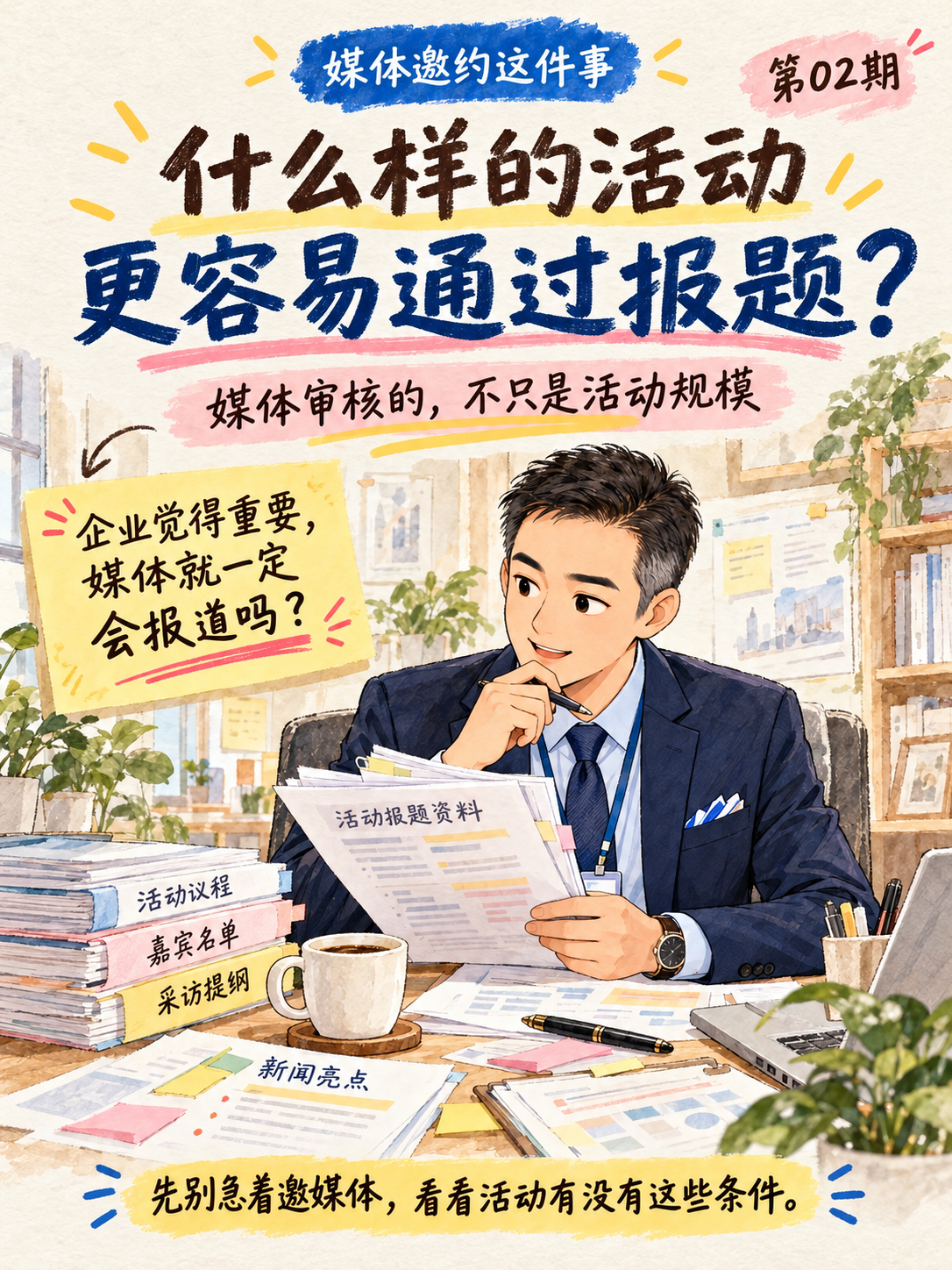 《媒体邀约这件事》| 什么样活动更容易通过报题？